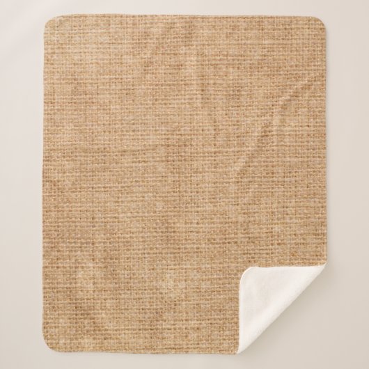 Natural linen texture as backgroundbagging, beige, sherpa deken (Voorkant)