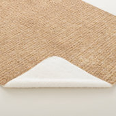 Natural linen texture as backgroundbagging, beige, sherpa deken (3/4)