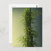 Natural Lucky Bamboo Briefkaart (Voorkant / Achterkant)
