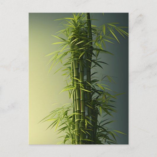 Natural Lucky Bamboo Briefkaart (Voorkant)