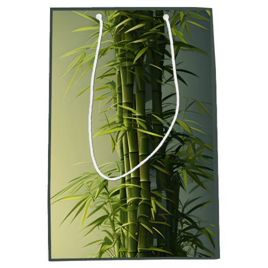 Natural Lucky Bamboo Medium Cadeauzakje (Voorkant)