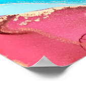 Natural luxury abstract fluid art painting in alco poster (Hoek)