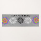 Natural Mandala Floral Yogamat (Achterkant (horizontaal))