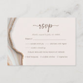 Natural Marble Agate RSVP Enclosure Kaart (Voorkant)