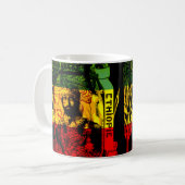 Natural Mystic Haile Selassie Rasta Design Koffiemok (Voorkant links)