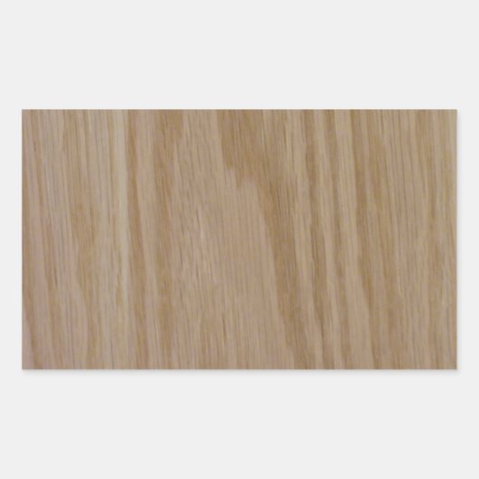 Natural Oak (Foto van) Rechthoekige Sticker (Voorkant)