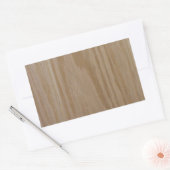 Natural Oak (Foto van) Rechthoekige Sticker (Envelop)