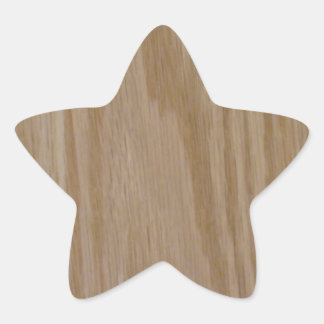 Natural Oak (Foto van) Ster Sticker