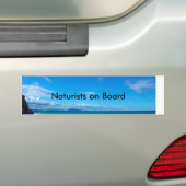 Natural on Board Bumpersticker (Op auto)