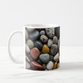 Natural Pebbles Collectie - Minimalistisch en Natu Koffiemok