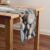 Natural Pebbles Table Runner Korte Tafelloper (Voorbeeld)