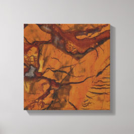 Natural Red Jasper en Quartz Photo Canvas Afdruk