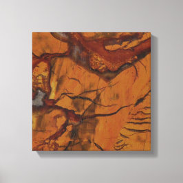 Natural Red Jasper en Quartz Photo Canvas Afdruk