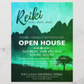 Natural Reiki Master en Yoga instructeur Open Hous Flyer (Voorkant)