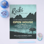 Natural Reiki Master en Yoga instructeur Open Hous Flyer (Enkel)