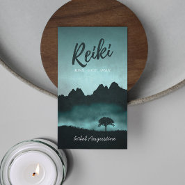 Natural Reiki Master en Yoga Mediation instructeur Visitekaartje