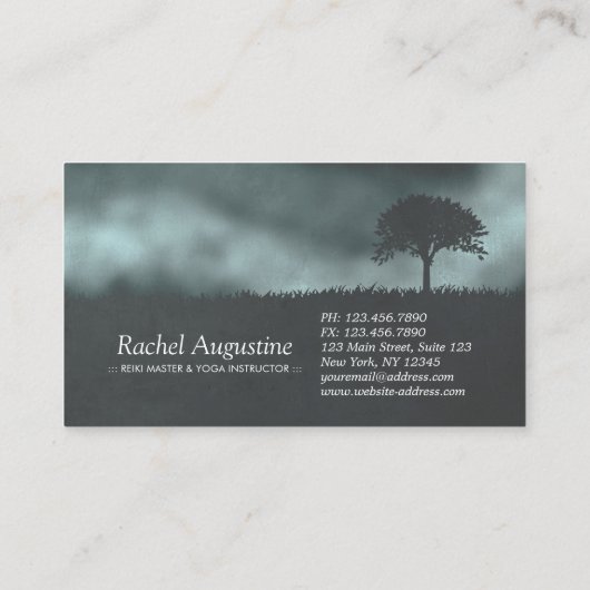 Natural Reiki Master Yoga instructeur Loyalty Punc (Achterkant)