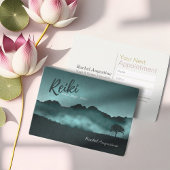 Natural Reiki Master & Yoga Instructor Appointment Afsprakenkaartje