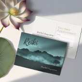 Natural Reiki Master & Yoga Instructor Appointment Afsprakenkaartje