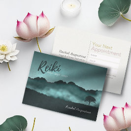 Natural Reiki Master & Yoga Instructor Appointment Afsprakenkaartje