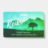 Natural Reiki Master Yoga Mediation instructeur Badge (Achterkant)