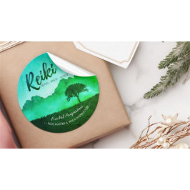 Natural Reiki Master Yoga Mediation instructeur Ronde Sticker