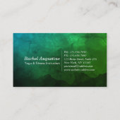 Natural Reiki Master Yoga Mediation instructeur Visitekaartje (Achterkant)