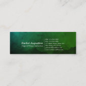 Natural Reiki Master Yoga Mediation instructor Min Mini Visitekaartje (Achterkant)