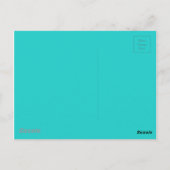 Natural Robin's Egg Blue Color Briefkaart (Achterkant)