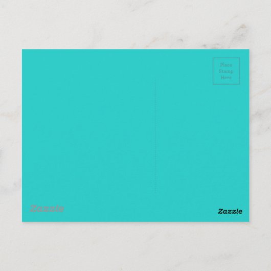 Natural Robin's Egg Blue Color Briefkaart (Achterkant)