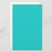 Natural Robin's Egg Blue Color Briefpapier (Voorkant / Achterkant)
