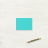 Natural Robin's Egg Blue Color Post-it® Notes (Op bureau)