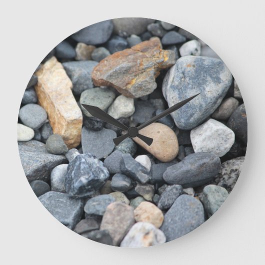 Natural Rock Stone Clock Grote Klok (Voorkant)