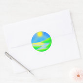 NATURAL RONDE STICKER (Envelop)