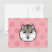 Natural Russian Dwarf Hamster Briefkaart (Voorkant / Achterkant)
