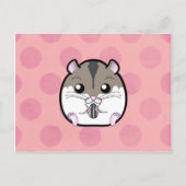 Natural Russian Dwarf Hamster Briefkaart (Voorkant)