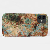 Natural Rust and Turquoise Stone Case-Mate iPhone Case (Achterkant (horizontaal))