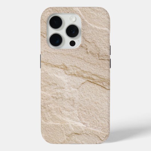 Natural Sand Stone Hoesje-Mate iPhone Case (Achterkant)