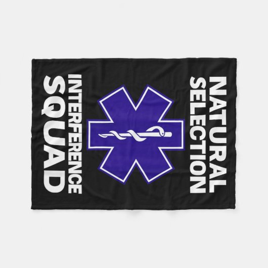 Natural Selection Interference Squad Paramedic Fun Fleece Deken (Voorkant (Horizontaal))