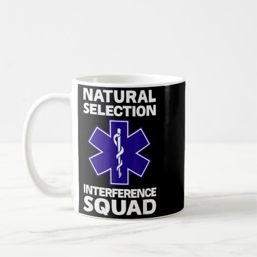 Natural Selection Interference Squad Paramedic Fun Koffiemok (Links)