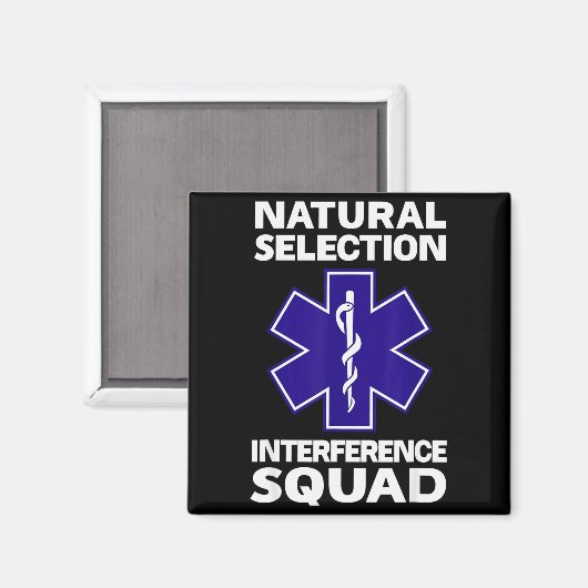 Natural Selection Interference Squad Paramedic Fun Magneet (Voorkant / Achterkant)