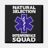 Natural Selection Interference Squad Paramedic Fun Magneet (Voorkant)