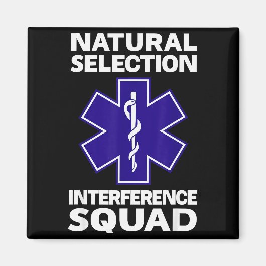 Natural Selection Interference Squad Paramedic Fun Magneet (Voorkant)