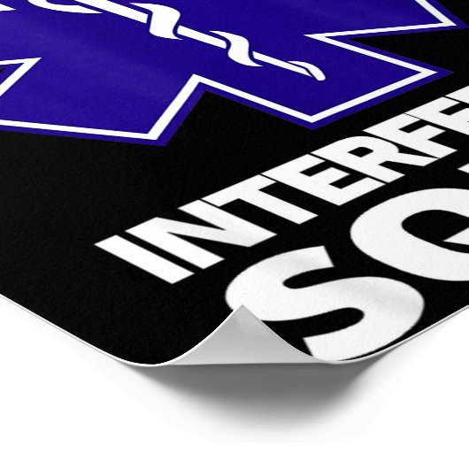 Natural Selection Interference Squad Paramedic Fun Poster (Hoek)