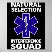 Natural Selection Interference Squad Paramedic Fun Poster (Voorkant)
