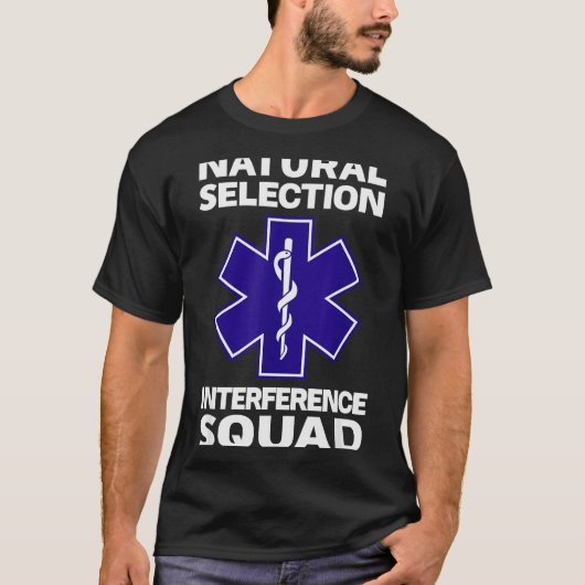 Natural Selection Interference Squad Paramedic Fun T-shirt (Voorkant)
