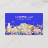 Natural Soaps navy Visitekaartje (Voorkant)