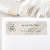 Natural Spa retour adreslabel Etiket (Insitu)