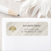 Natural Spa retour adreslabel Etiket (Insitu)