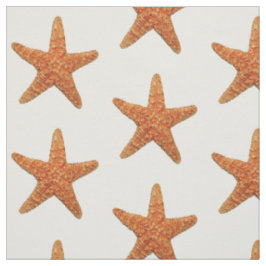 Natural Starfish Photo Fabric Stof
